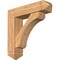 Ekena Millwork Legacy Arts and Crafts Smooth Bracket w/ Offset Brace, Western Red Cedar, 7 1/2"W x 30"D x 30"H BKT0806X30X30LEC03SWR - alternate 1